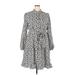 Grace Karin Casual Dress: Gray Zebra Print Dresses - Women's Size 2X