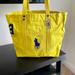 Ralph Lauren Bags | Nwt Ralph Lauren Polo Canvas Tote. | Color: Blue/Yellow | Size: Os