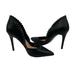 Jessica Simpson Shoes | Jessica Simpson Black Paulene Scalloped Studded Trim Pumps Size 9m | Color: Black | Size: 9