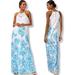 Lilly Pulitzer Dresses | Lilly Pulitzer Pearl Soft Maxi Dress Size 10 | Color: Blue/White | Size: 10