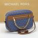 Michael Kors Bags | Michael Kors Large East West Zip Chain Xbody Denim Multi Color | Color: Blue/Brown | Size: Large