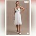 Anthropologie Dresses | Nwt Dress The Population Alicia Chiffon A-Line Dress Size Large | Color: White | Size: L