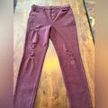 American Eagle Outfitters Jeans | Nwt American Eagle Distressed/Ripped Skinny Jean | Color: Purple | Size: 16 Long