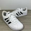 Adidas Shoes | New Adidas Grand Court Kids Skate Shoes Casual Sneakers Sz 31/2 White Black | Color: Black/White | Size: 3.5bb