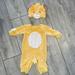 Disney Costumes | Disney Lion King Simba Baby Costume Romper 3-6m | Color: Yellow | Size: 3-6m