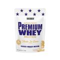 Weider Premium Whey Protein Pulver, unverschämt leckeres Eiweißpulver mit Whey Isolat für Muskelaufbau mit hohem Anteil an EAA, BCAA und freiem L-Glutamin, perfekte Löslichkeit, Vanilla Ice-Cream 500g