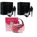 Perfume for Women perfume Ladies Fragrance Eau De 100ml (Buy 2 Black Diamond Get 1 Pink Purse Free)