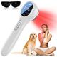 Cozion Portable Near Red Light Device for Body Joint Infrared Lamp Handheld Red Light Time/Energy Adjustable Portable Cold Red Light Device Infrared Lampe for Human/Pets