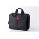 Kross Precision Top Load Classic 15" Business Laptop Bag - Carry Case for Laptops/Notebooks/Netbooks - Black/Red