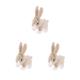 Paowsietiviity 3 set Electronic Plush Jumping Rabbit Toy Robot Walk Jump Waggle Ears Nose Gifts