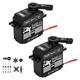 YEJMKJ 2Pack 345 oz-in Digital Servo High Torque Servo Motors with Metal Gear for R/C Model DIY Car Robot, Good Stability Standard RC Servo for Boat Airplane Helicopter Control Angle 180°