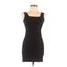 Wild Fable Casual Dress - Mini: Black Solid Dresses - Women's Size Large