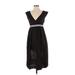 Banana Republic Casual Dress - High/Low: Black Dresses - Women's Size 4