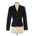 Calvin Klein Blazer Jacket: Short Black Print Jackets & Outerwear - Women's Size 4