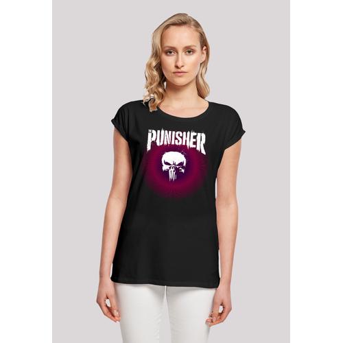 T-Shirt F4NT4STIC ""Marvel Punisher Psychedelic Warface"" Gr. XL, schwarz Damen Shirts Premium Qualität