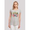 T-Shirt F4NT4STIC "The Beach Boys Musik Band Tropical", Damen, Gr. M, grau (erdgrau), Obermaterial: 100% Baumwolle, casual, regular fit, Rundhals, Kurzarm ohne Bündchen, Shirts, Premium Qualität