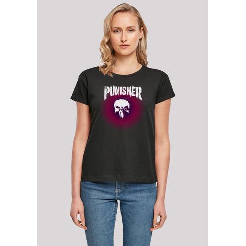 T-Shirt F4NT4STIC ""Marvel Punisher Psychedelic Warface"" Gr. S, schwarz Damen Shirts Premium Qualität