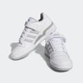 Basketballschuh ADIDAS ORIGINALS "FORUM LOW" Gr. 44, weiß (cloud white, grey two, cloud white) Schuhe Sneaker