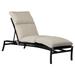 Summer Classics Aire 80.5" Long Reclining Single Chaise w/ Cushions Metal | 13.75 H x 24.75 W x 80.5 D in | Outdoor Furniture | Wayfair
