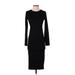 Leith Casual Dress - Midi: Black Solid Dresses - Women's Size X-Small