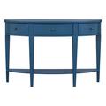 Red Barrel Studio® Entrance Table w/ 3 Drawers Wood in Blue | 33.4 H x 51.1 W x 13.7 D in | Wayfair CD4C5FBD86054524A621845F9FDF6E1B