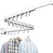 Rebrilliant Stainless Steel Wall-Mounted Drying Rack Metal/Steel in Gray | 3.35 H x 3.54 W x 14.56 D in | Wayfair BE299E2B8C914BAEB934BD4F8DC0A009