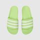 adidas adilette aqua sandals in light green