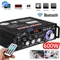 Amplificatore Bluetooth 600W 300W + 300W 2CH HIFI Audio Stereo Power AMP USB FM Radio Car Home