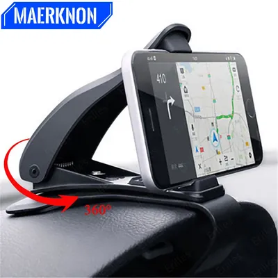 Auto Telefon Halter Universal 360 Halterung Ständer Halter für Handy in Auto GPS Dashboard Halterung