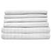 1500 Count 6-Piece Dobby Stripe 14" Pocket Sheet Set