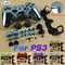 1 Satz für ps3 Voll knöpfe Gehäuse Shell Kit mit Innenrahmen für Playstion 3 Ver chrom ung Skin Case Tastatur DIY Set