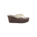 Rocket Dog Wedges: Gold Solid Shoes - Women's Size 10 - Open Toe