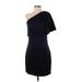 Reiss Casual Dress - Sheath Open Neckline Short sleeves: Black Solid Dresses - Women's Size 2