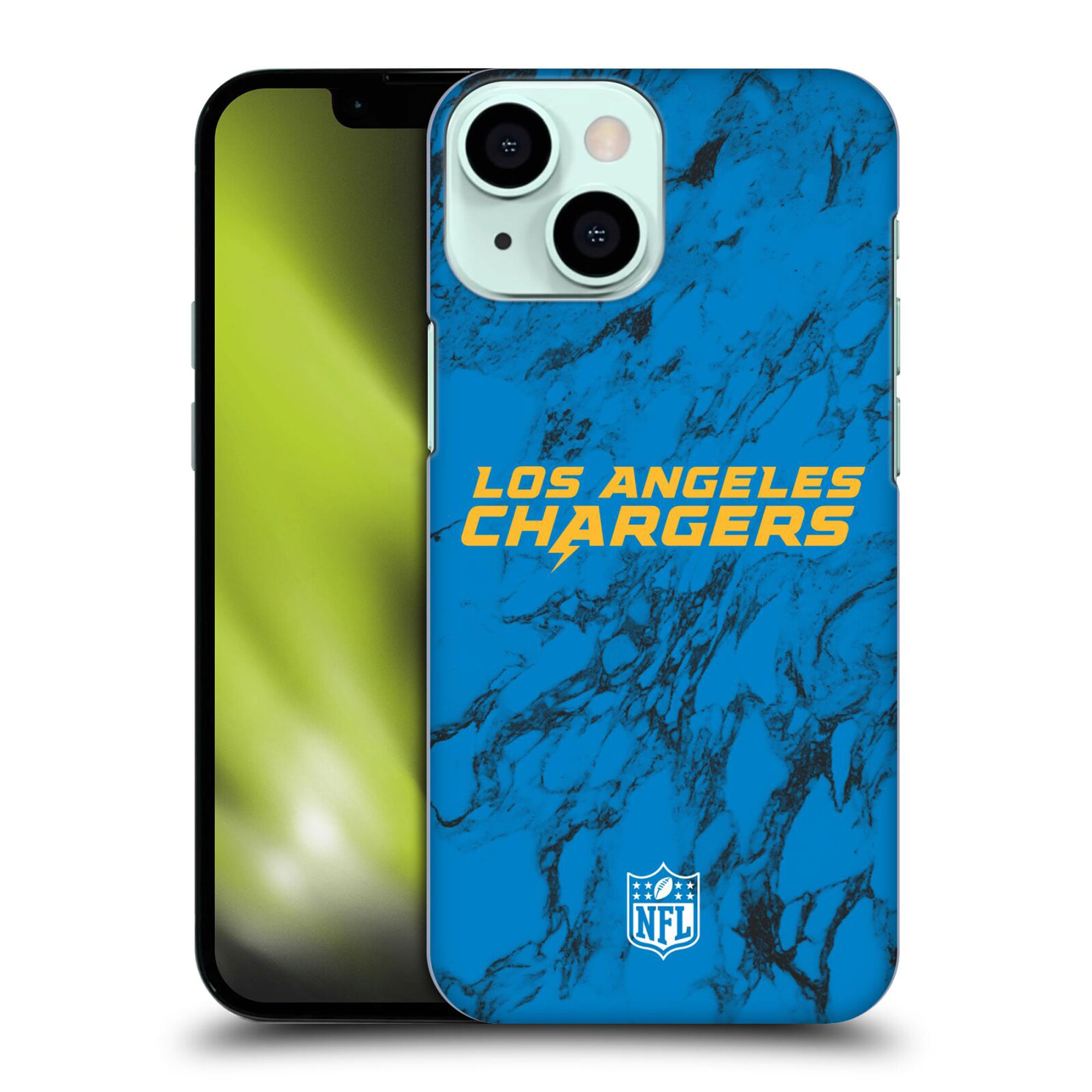 Coque Los Angeles Chargers rigide en marbre coloré - iPhone - No Gender Taille: 13 mini - Kitbag FR