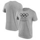 "T-shirt graphique à devise classique de la The Olympic Collection - Gris - Homme Taille: XL"