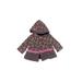 Seeds Sewn by Corky & Company Jacket: Purple Floral Motif Jackets & Outerwear - Kids Girl's Size 12