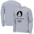 "Sweatshirt Crew des Jeux Olympiques de Paris 2024 – Gris - Homme Taille: L"