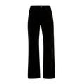 s.Oliver Damen Cord Hose, Slim Fit Black, 32