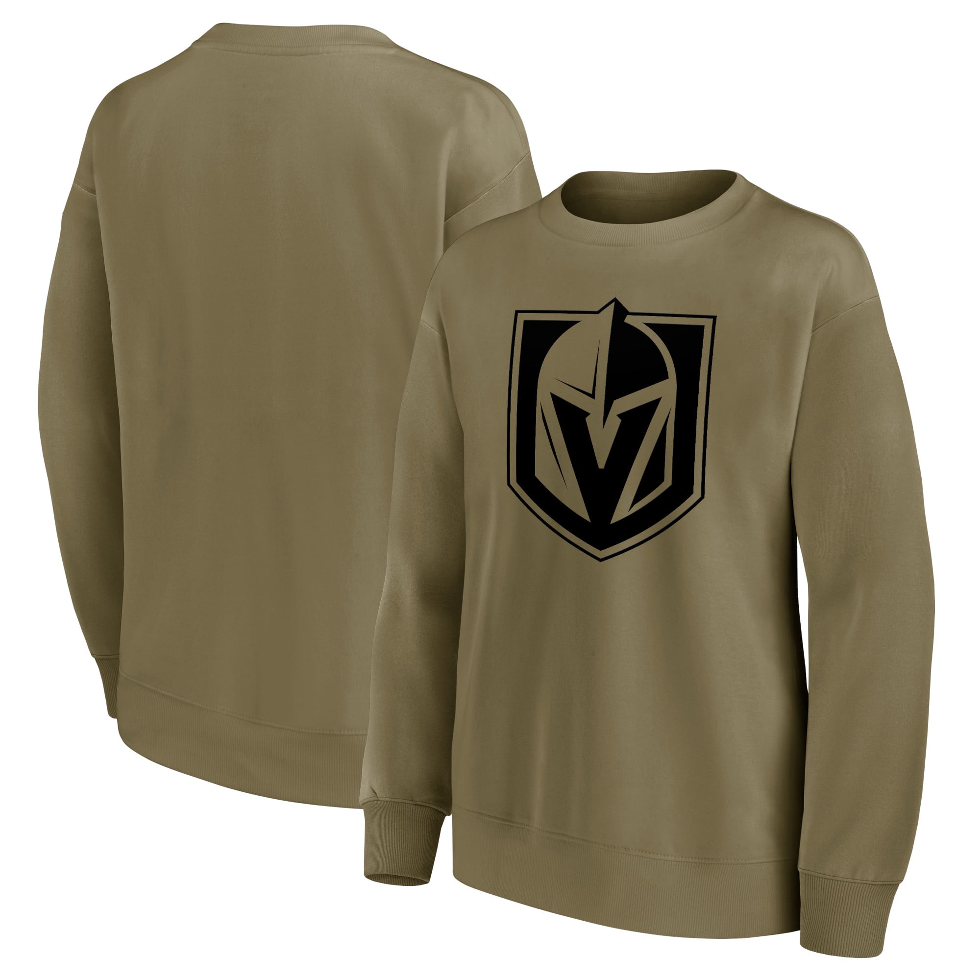 Vegas Golden Knights Fanatics Branded Mono-Logo-Grafik-Oversize-Crew-Sweatshirt – Damen