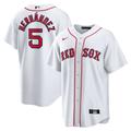 Boston Red Sox Nike Official Replica Home Jersey - Mens with Hernandez 5 printing