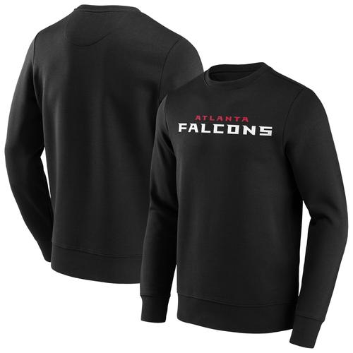 Atlanta Falcons Primary Color Wordmark Crew Sweatshirt - Herren - Groß & Tall