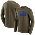 NBA Fanatics Branded Fashion Colour Wordmark Crew Sweatshirt – Herren