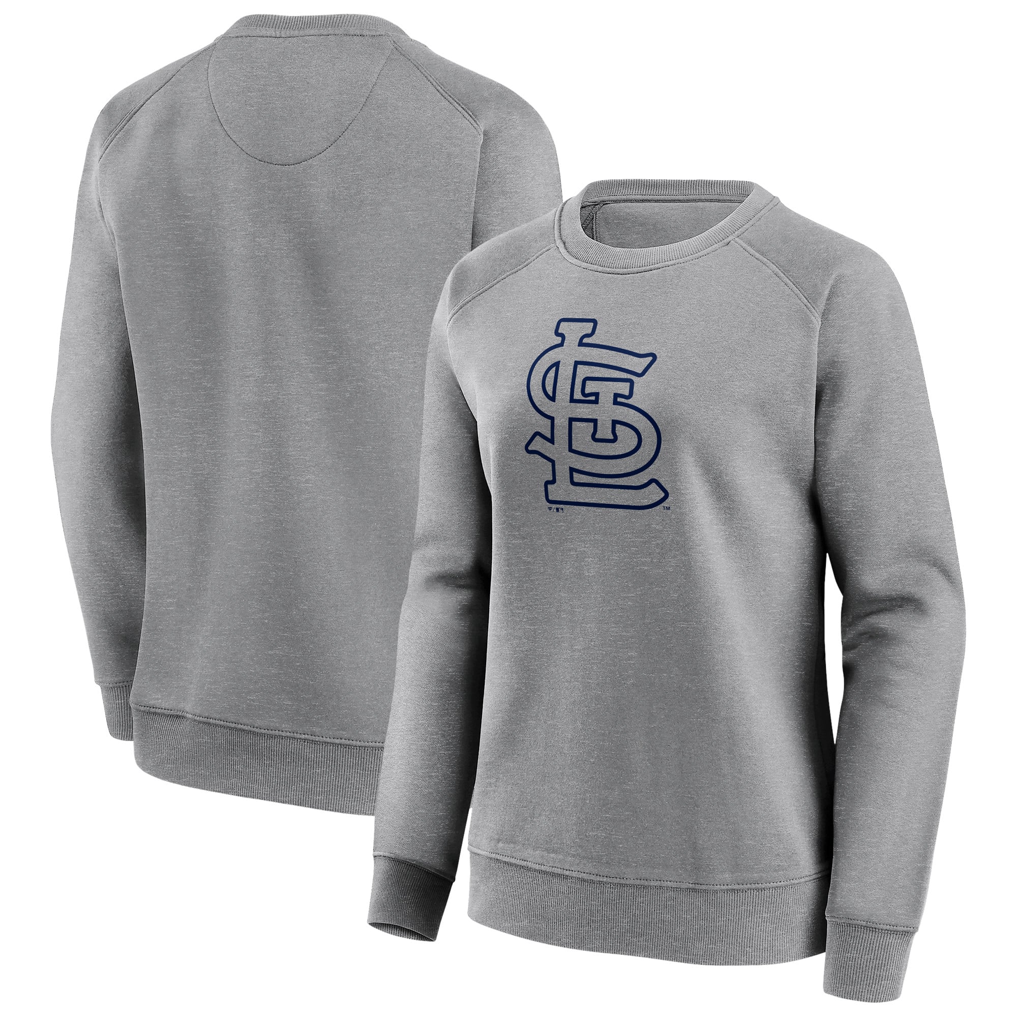 St. Louis Cardinals Mono-Logo-Grafik-Crew-Sweatshirt – Damen
