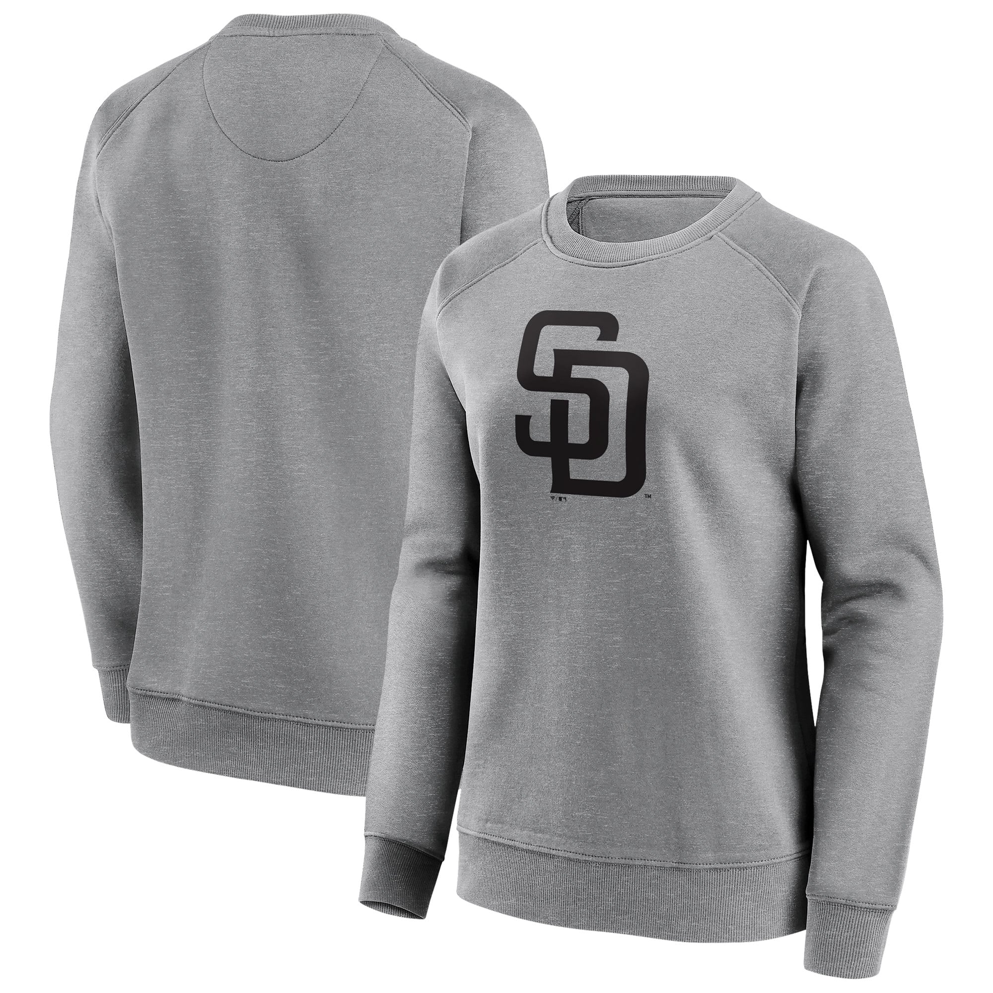 San Diego Padres Mono Logo Graphic Crew Sweatshirt – Damen