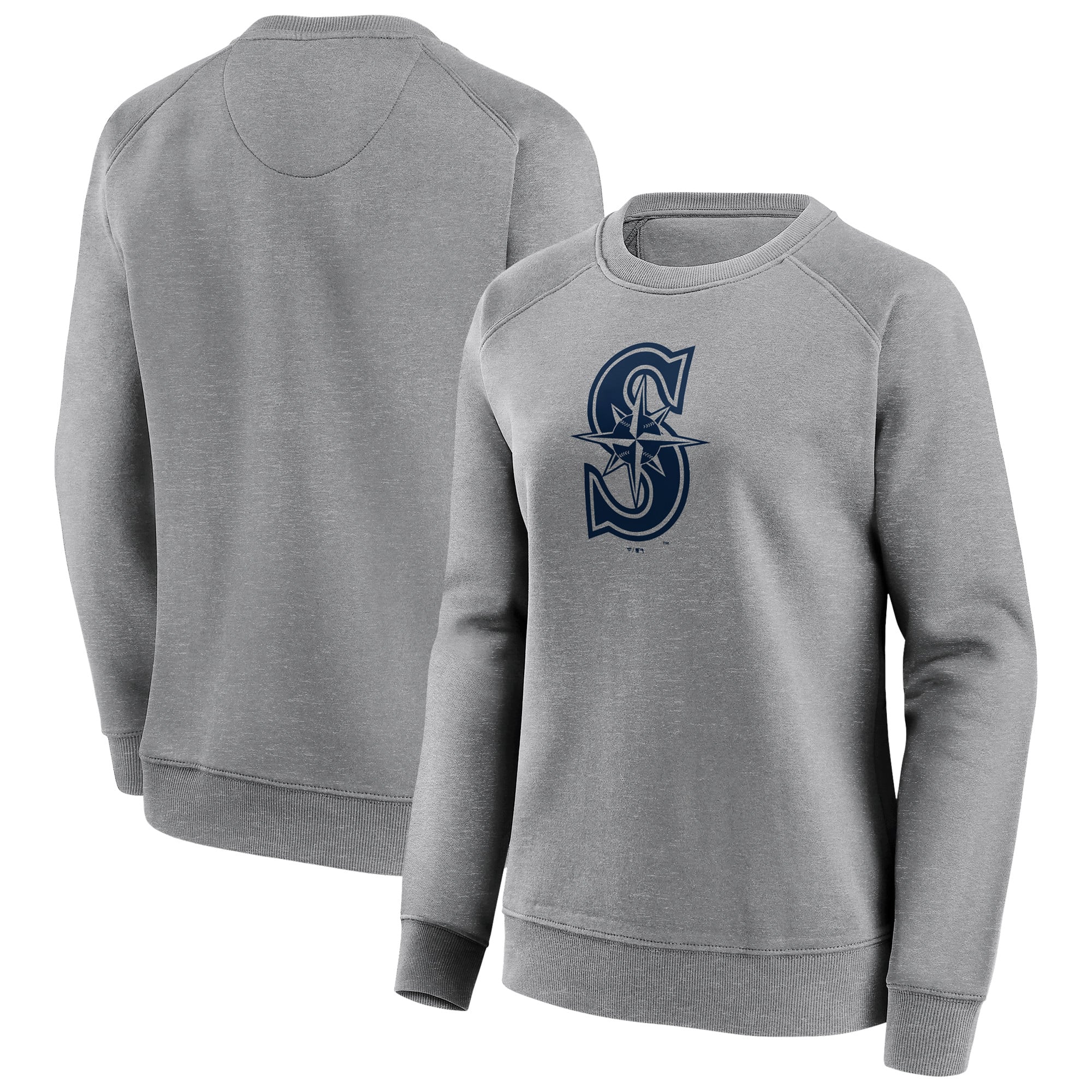 Seattle Mariners Mono Logo Grafik Crew Sweatshirt - Damen