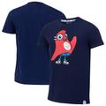 Maskottchen-T-Shirt der Olympischen Spiele 2024 in Paris – Marineblau