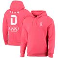 Team D Grafik-Logo-Hoodie – Rot