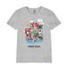 Maskottchen-T-Shirt der Olympischen Spiele 2024 in Paris – Grau – Kinder