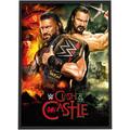 WWE Clash at the Castle Belt Poster – gerahmt A3