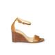 Michael Kors Michael Michael Kors Brown Leather Wedge Sandals